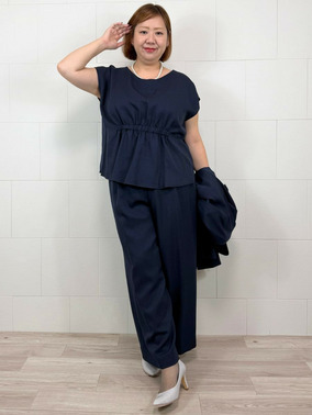 スーツセットコーデ