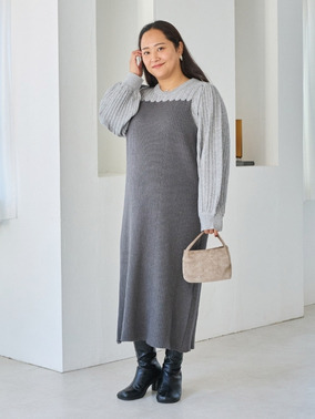 ニットワンピース