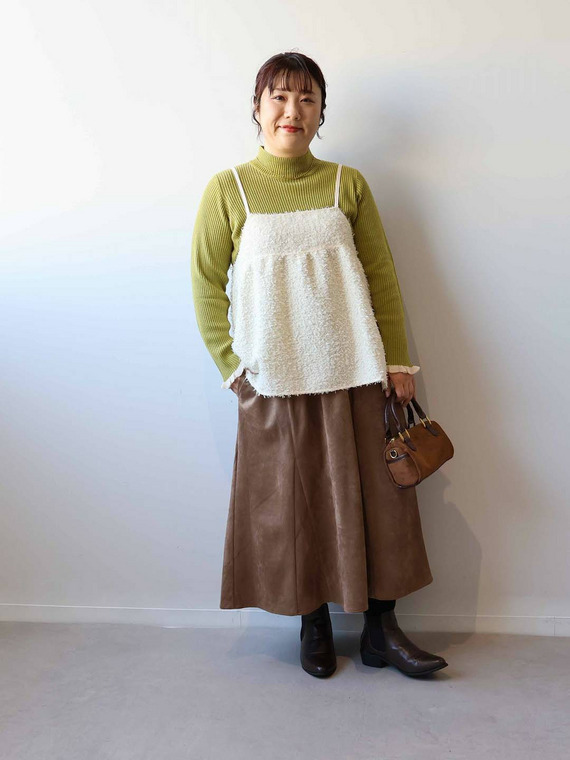 キャミで可愛くleswelコーデ