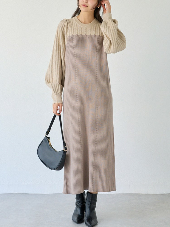 ワンピースコーデ　ラビアンジェ