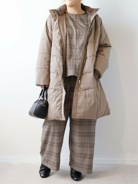 チェック柄セットアップコーデ　フルールバイミントブリーズ