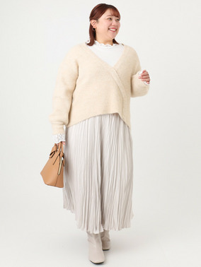 冬のスカートコーデ