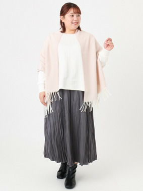 冬のスカートコーデ