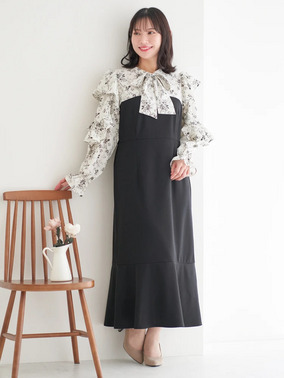 ぽっちゃりさんの大人可愛いワンピースデートコーデ