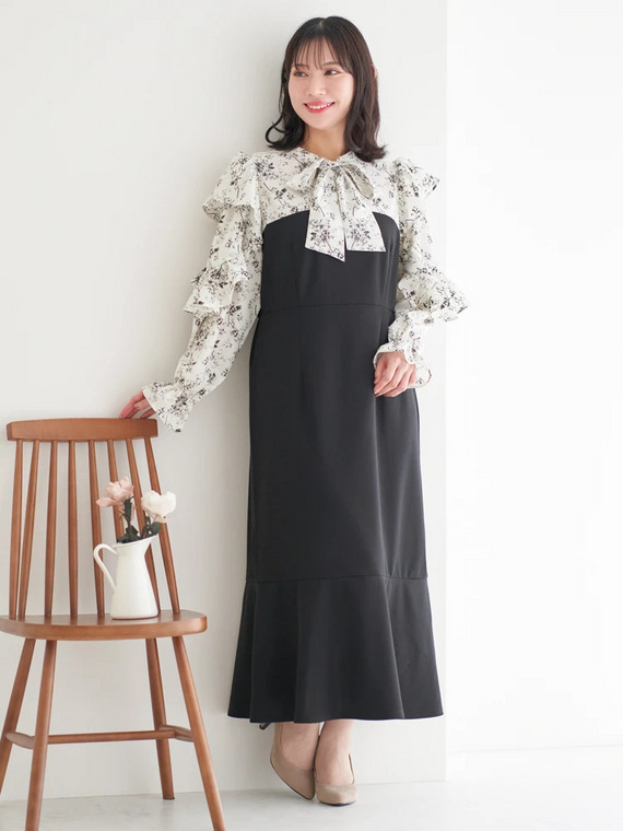 ぽっちゃりさんの大人可愛いワンピースデートコーデ