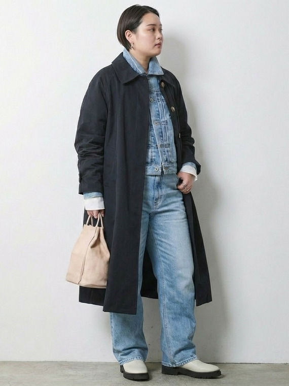 春コートコーデ