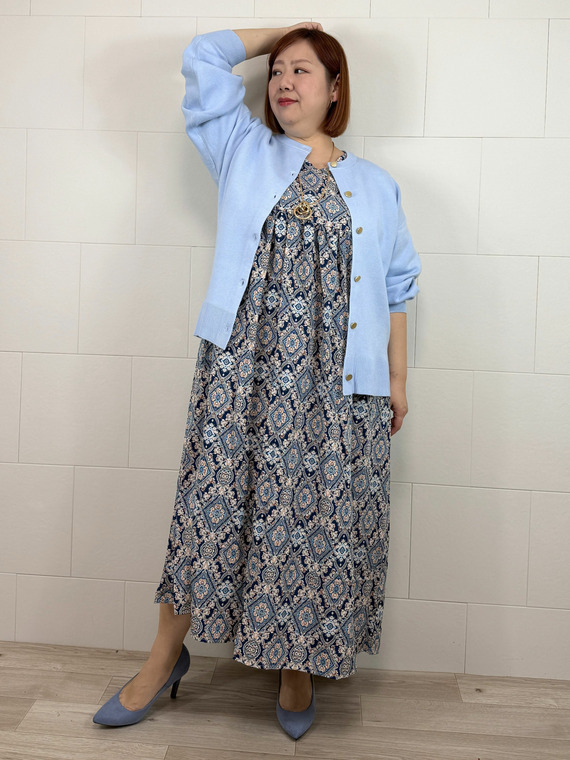 軽やか&times;甘めコーデ  ゴールドジャパン　スマイルランド