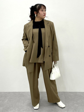 キャミソールビスチェセットアップコーデ