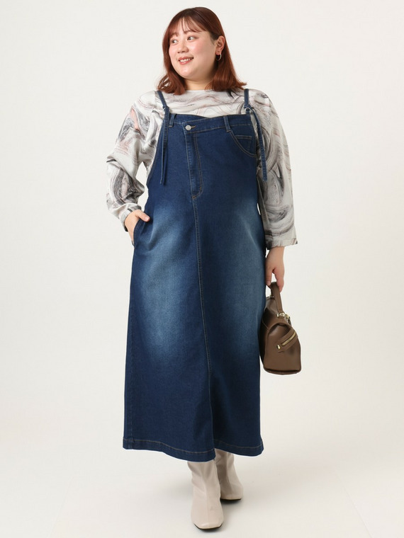 デニムジャンスカコーデ