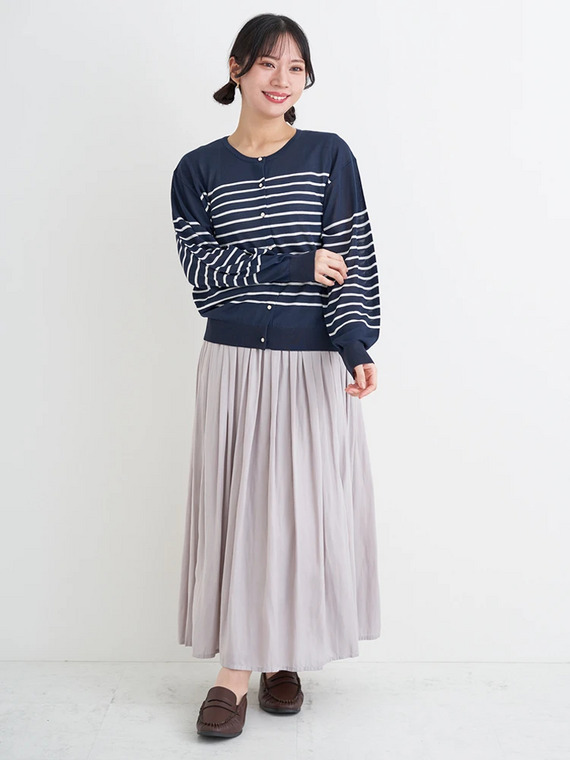 ぽっちゃりさん向け春のフェミカジデイリーコーデ