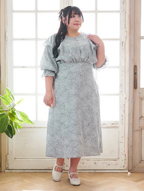 【Kannaコラボ】ぽっちゃりさん向け気分の上がるフェミニンスカートコーデ①