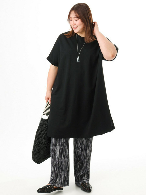 大人チュニックコーデ