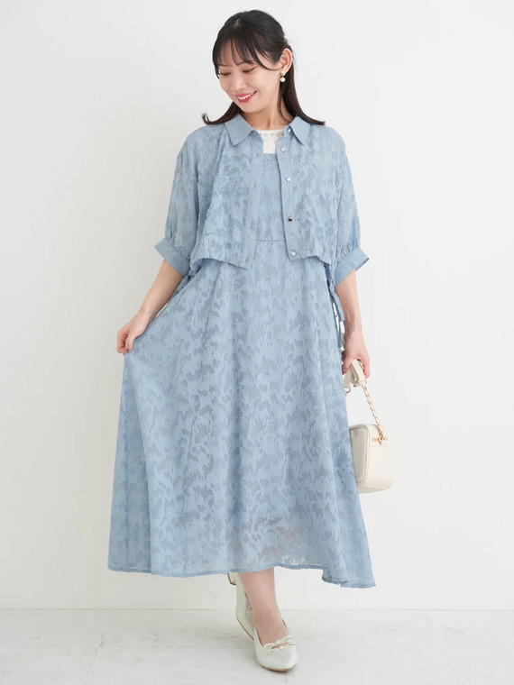 ぽっちゃりさん向け春デートコーデ