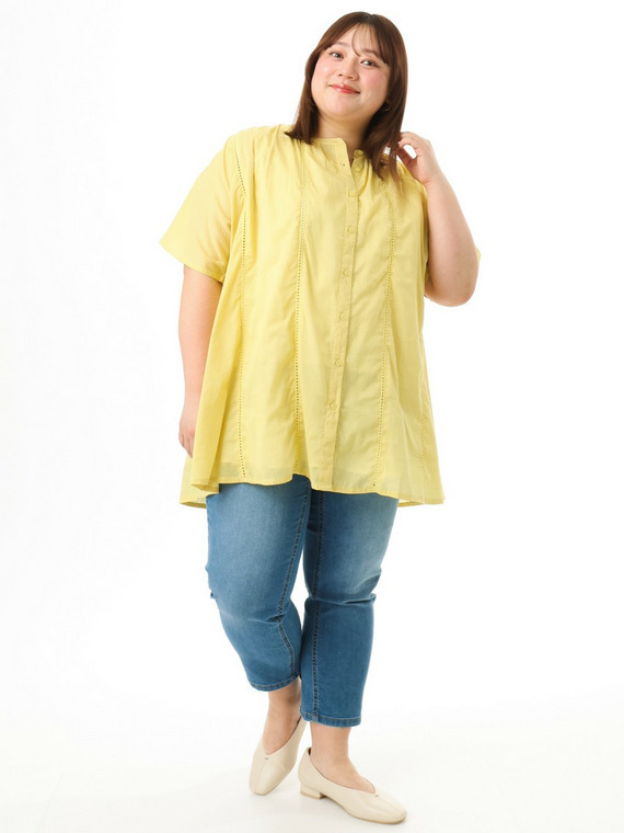 初夏のブラウスコーデ