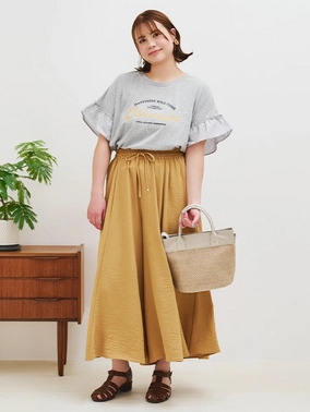 ぽっちゃりさん向け大人可愛い楽ちんデイリーコーデ 
