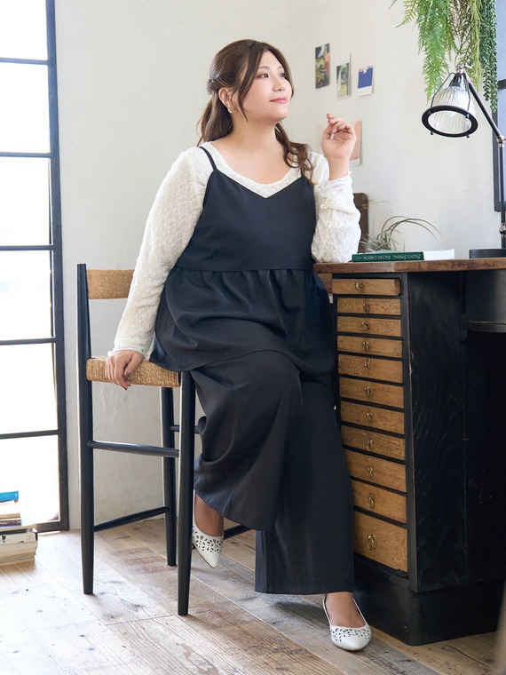 【Sasaki Mikiコラボ】大人可愛くこなれるビスチェセットアップの休日コーデ