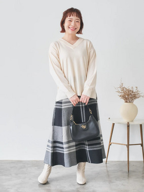 ぽっちゃりさん向け大人クラシカルな毎日コーデ 