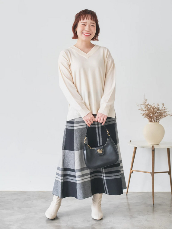 ぽっちゃりさん向け大人クラシカルな毎日コーデ 