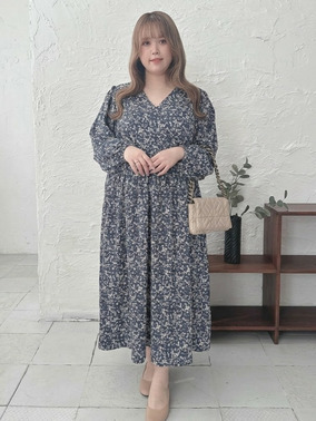 ゴールドジャパンワンピースコーデ