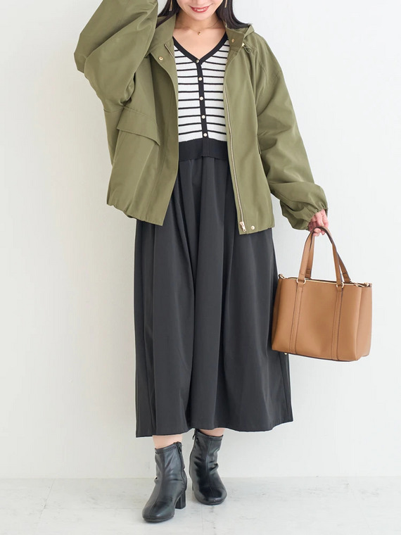 ぽっちゃりさん向け大人可愛いワンピースのデイリーコーデ