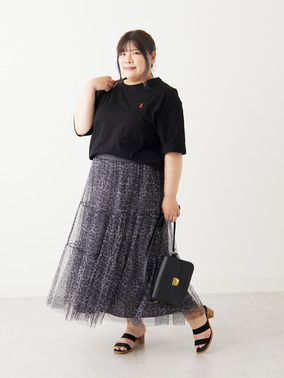 華やか チュール ティアード スカート 2024年秋冬販売価格