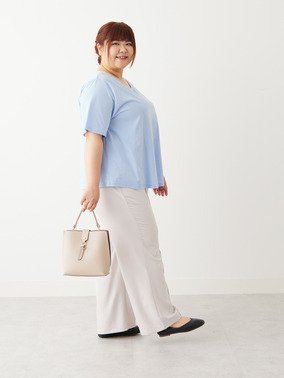 ～猛暑対策～ さらさらの「極み」！ 涼乾 シワになりづらい ワイドパンツ