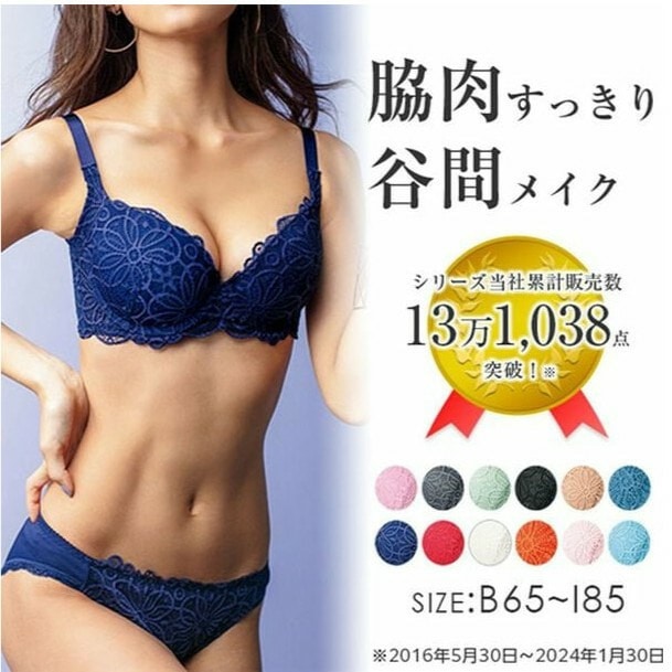 【A⇒E/80~95】すっぽり包んでスッキリブラ（ノンワイヤー）　大きいサイズ 下着