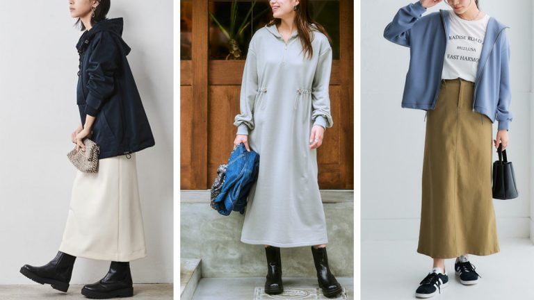 ぽっちゃり女子が着痩せするパーカーコーデ