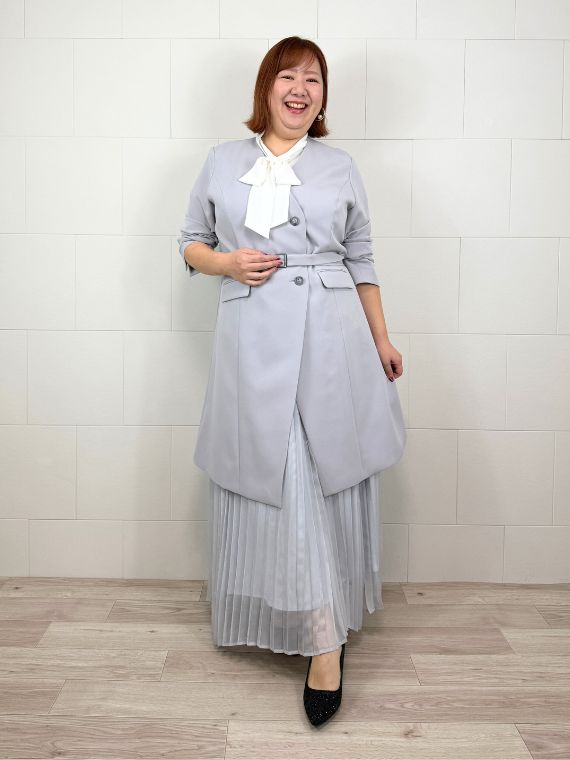 30代ぽっちゃりママの入学式・卒業式セレモニースタイル