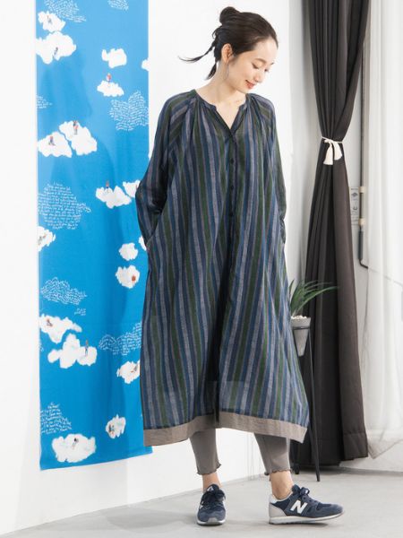 大きいサイズの着やせワンピース　サブストリード