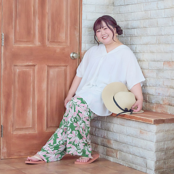 ぽっちゃり女子のハワイ旅コーデ