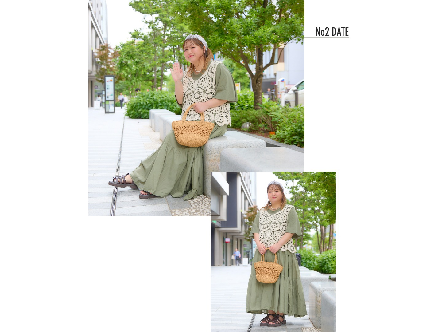 世間知らズ さおりさんが着る 夏祭りデートコーデ