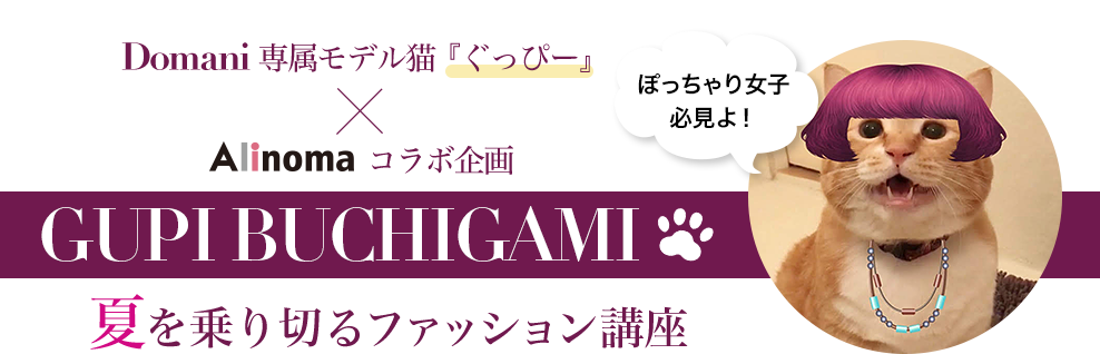 GUPIBUCHIGAMI 夏を乗り切るファッション講座