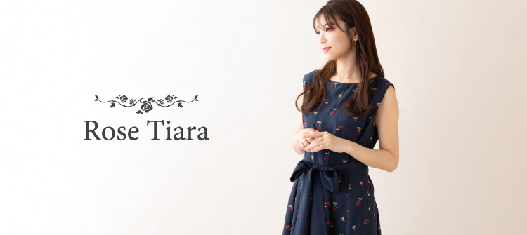 Rose Tiara (ローズティアラ (Lー3L))大きいサイズのファッション通販【Alinoma】